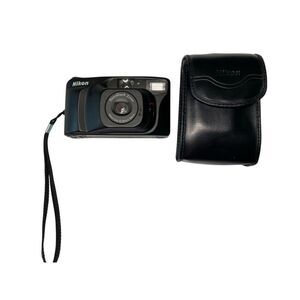 Nikon Nice Touch Zoom 35mm Point And Shoot Camera With Case 35-60mm Macro Black